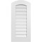 Ekena Millwork Arch Top Surface Mount PVC Gable Vent: Non-Functional, w/ 3-1/2"W x 1"P Standard Frame, 16"W x 32"H GVPAR16X3201SN - alternate 1